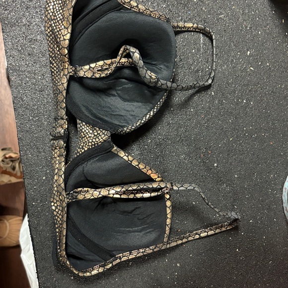 Sun Streak 90s Gold Snake Print Bikini Set - Picture 9 of 12